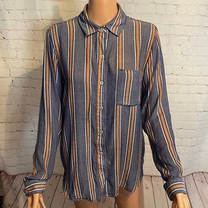 Universal Thread stripped flowy button down size medium boho